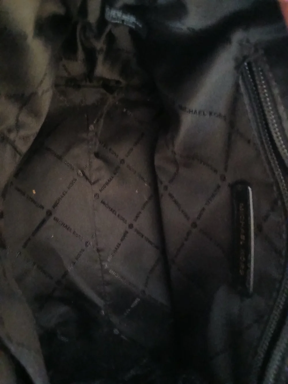 Michael Kors Black Saffiano Leather Satchel